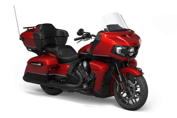 Indian Motorcycle Pursuit in Subset Red Metallic