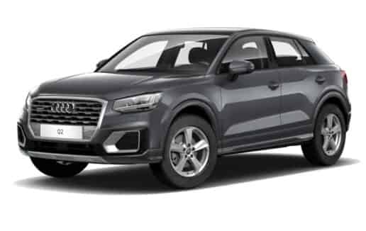 Audi Q2 2020-2023 in  Daytona Gray Pearlescent