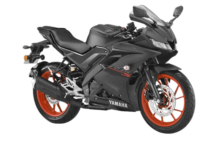 Yamaha R15S in MATTE BLACK ORANGE