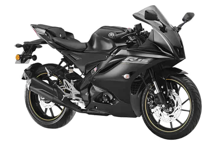 R15 V4 in  New METALLIC BLACK