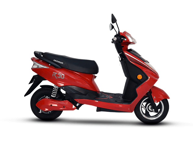 R30 electric scooter undefined in Glossy Red