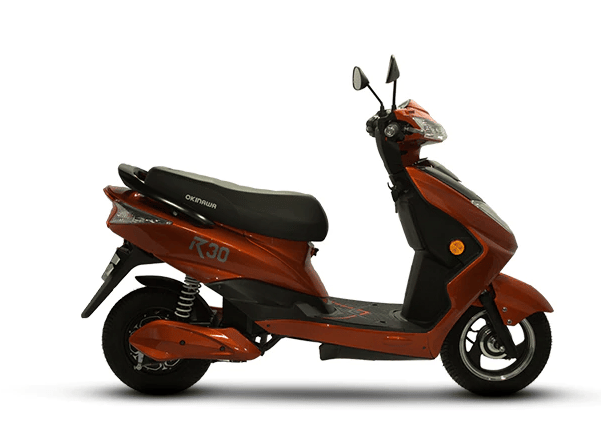 Okinawa R30 electric scooter in  Metallic Orange