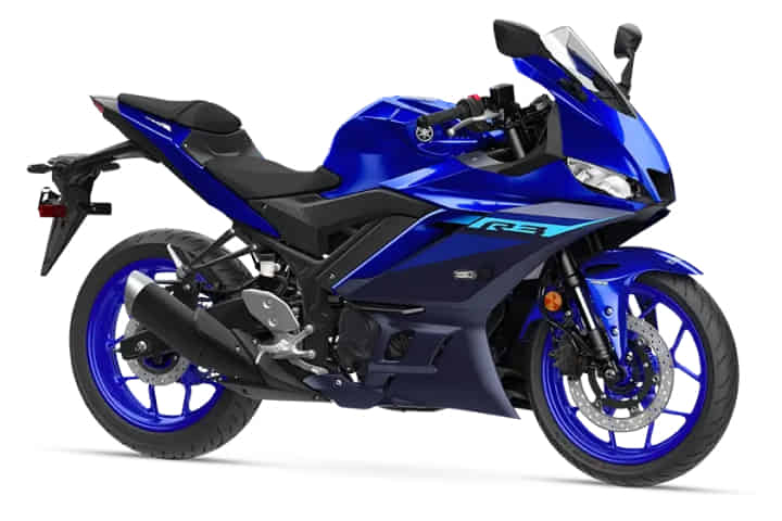 Yamaha R3 in Icon Blue