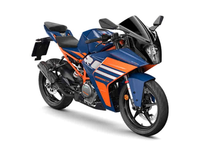 KTM RC 390 in Blue KTM RC 390 in Blue