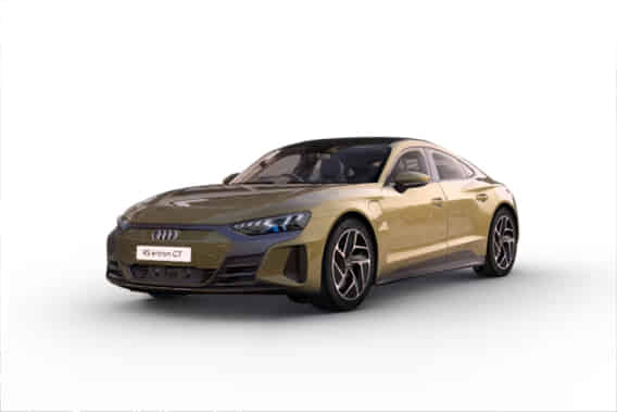 RS E-Tron GT 2021-2025 in Tactics Green Metallic