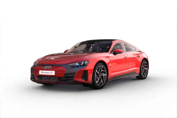 RS E-Tron GT 2021-2025 in Tango Red Metallic