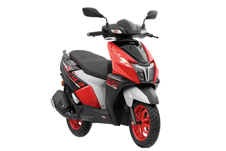 TVS Radeon in Race Red