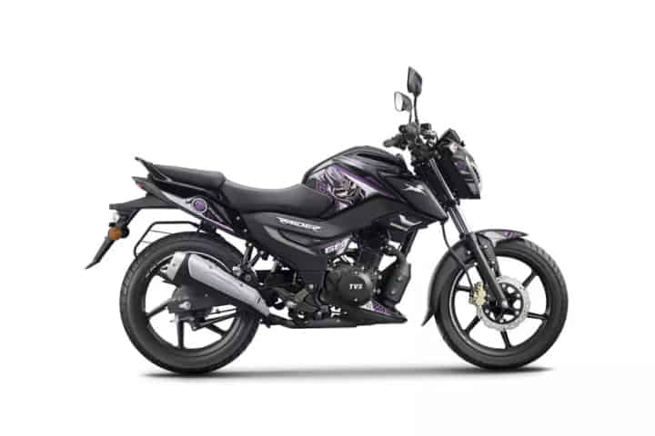 Raider 125 in Black Panther Raider 125 in Black Panther