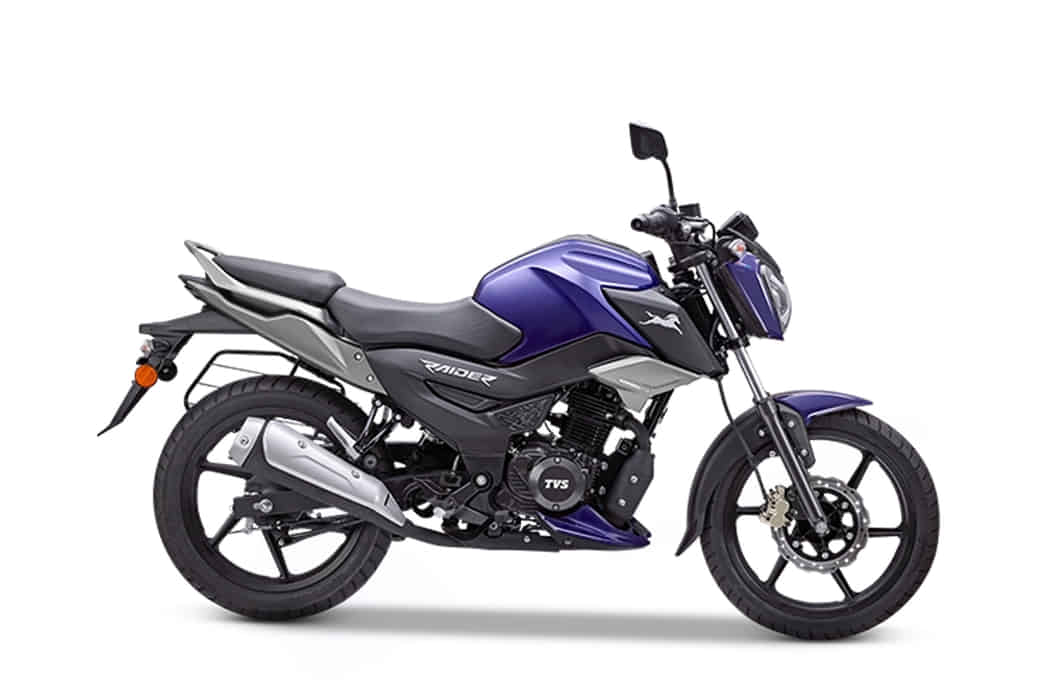 TVS Raider 125 in Blazing Blue