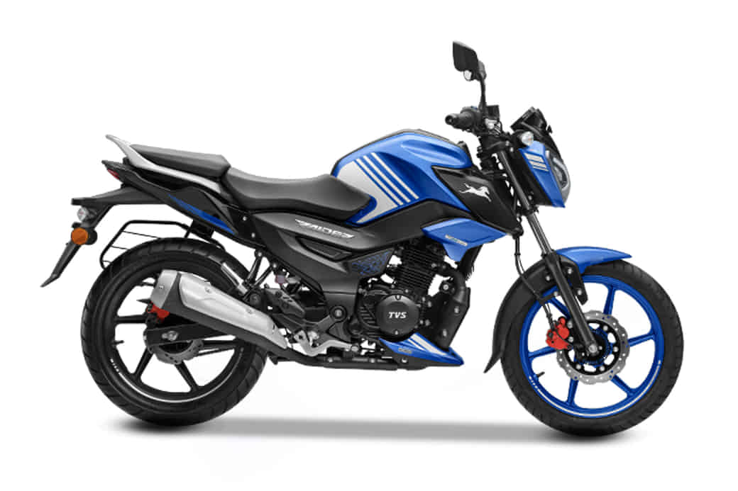TVS Raider 125 in Metallic Blue