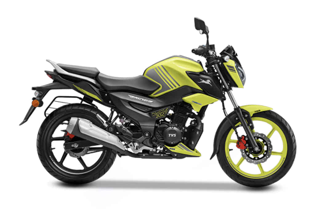 TVS Raider 125 in Nitro Green