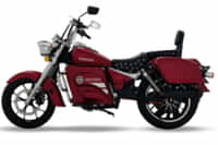 Komaki Ranger GARNET RED colour Bikes