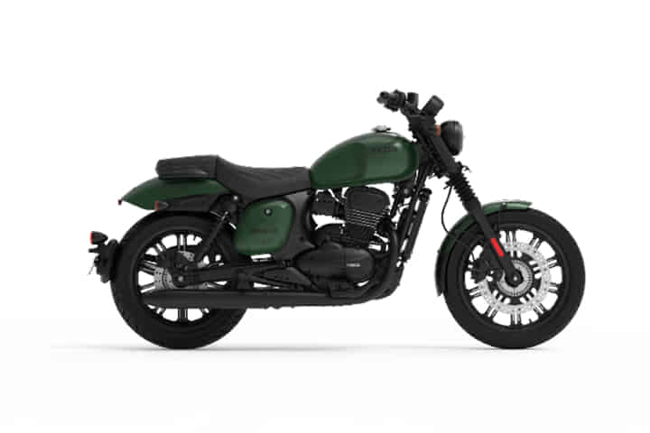 Yezdi Roadster in Savage green