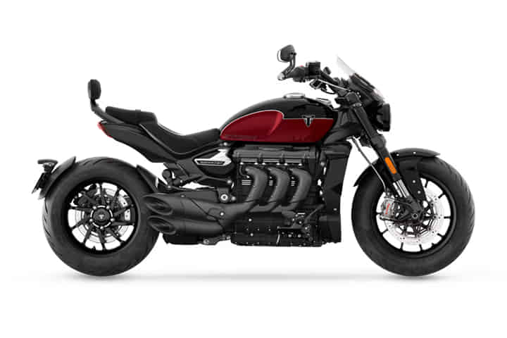 Triumph Rocket 3 in Sapphire Black / Carnival Red