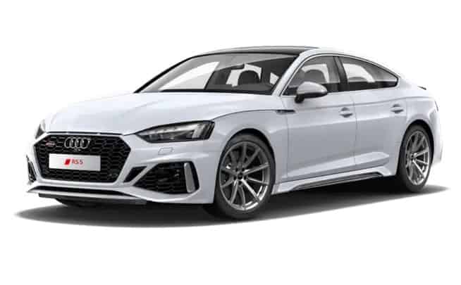 Audi S5 Sportback in Glacier White Metallic