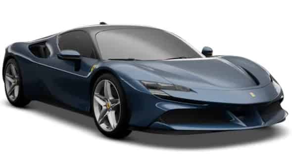 SF90 Stradale in  Blu Mirabeau