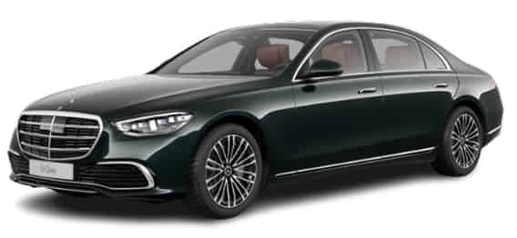 S Class 2021-2026 in Emaraldgreen Metallic