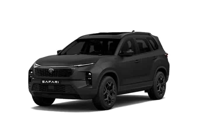 Tata Safari in Matte Stealth Black Tata Safari in Matte Stealth Black