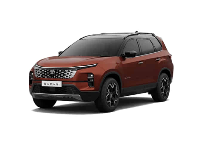 Tata Safari in Supernova Copper DT