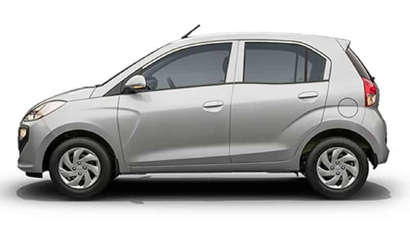 Hyundai Santro in Typhoon Silver Hyundai Santro in Typhoon Silver