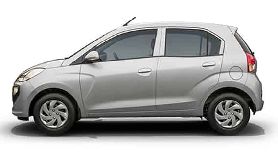 Santro in Typhoon Silver Santro in Typhoon Silver