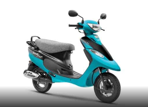 TVS Scooty Pep Plus 2021-2024 in  Aqua Matte
