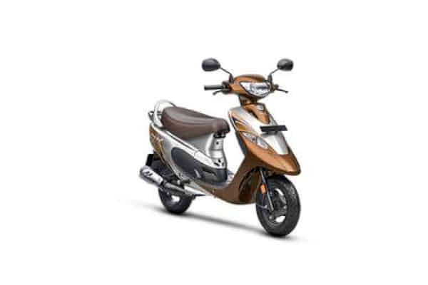 TVS Scooty Pep Plus 2021-2024 in Silver Brown