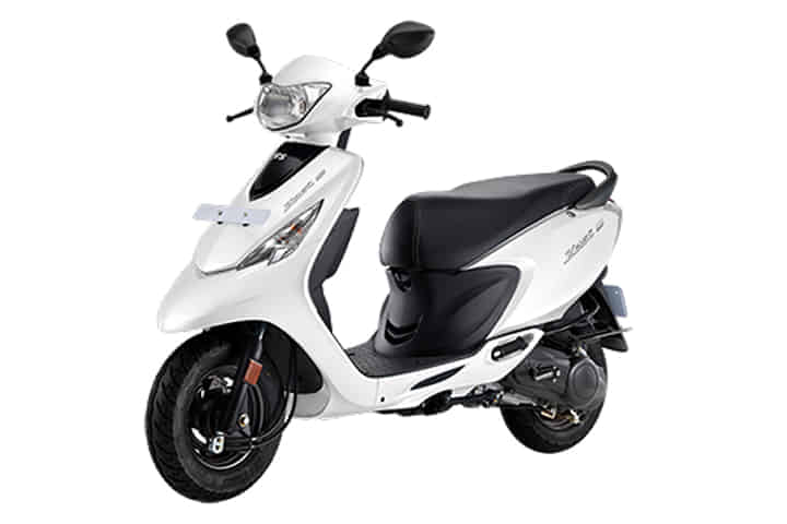 Scooty Zest 110 in Gloss Series - Pearl White