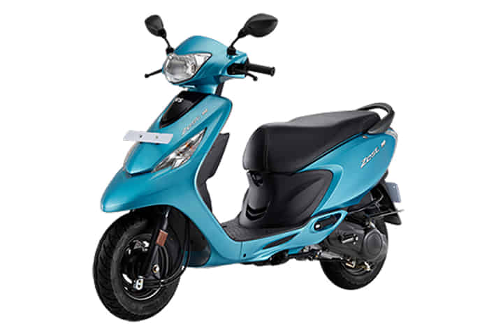 TVS Scooty Zest 110 in Gloss Series - TURQUOISE BLUE