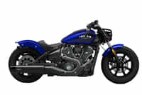 Indian Motorcycle Scout Bobber Spirit Blue Metallic colour  Indian Motorcycle Scout Bobber Spirit Blue Metallic colour