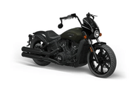 Indian Motorcycle Scout Rogue Black Metallic colour  Indian Motorcycle Scout Rogue Black Metallic colour