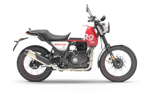 Royal Enfield Scram 411 in White Flame Royal Enfield Scram 411 in White Flame