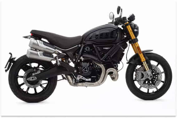 Scrambler 1100 2020-2026 in Matt Black Scrambler 1100 2020-2026 in Matt Black
