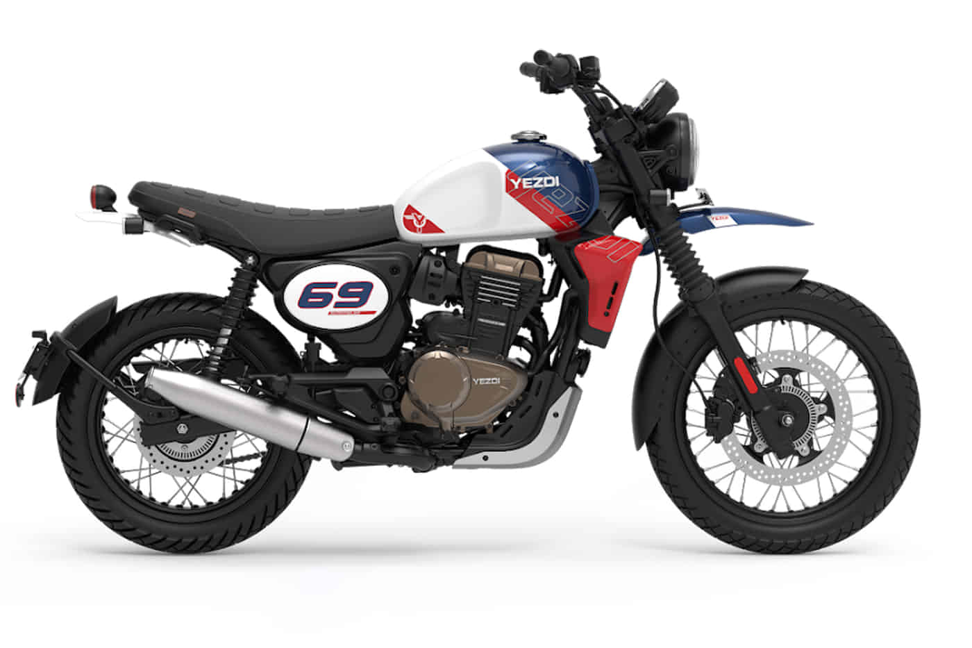 Scrambler 350 in Rally Blue