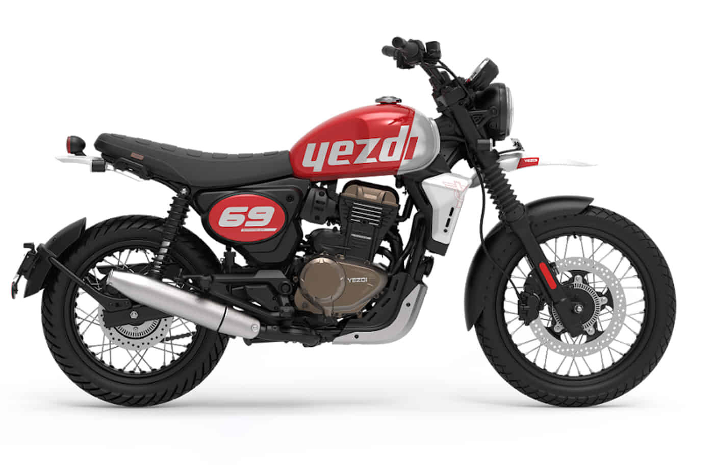 Scrambler 350 in Rogue Red