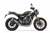 Triumph Scrambler 400X Matt Khaki Green / Fusion White colour  Triumph Scrambler 400X Matt Khaki Green / Fusion White colour