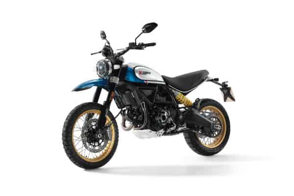 Scrambler Desert Sled in Silver and Blue