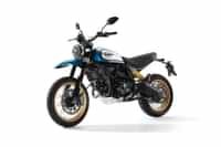 Ducati Scrambler Desert Sled Silver and Blue colour 