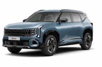 KIA Seltos Frost Blue colour 
