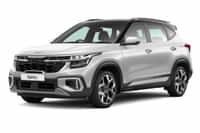 KIA Seltos Glacier White Pearl + Aurora Black Pearl colour Cars KIA Seltos Glacier White Pearl + Aurora Black Pearl colour Cars