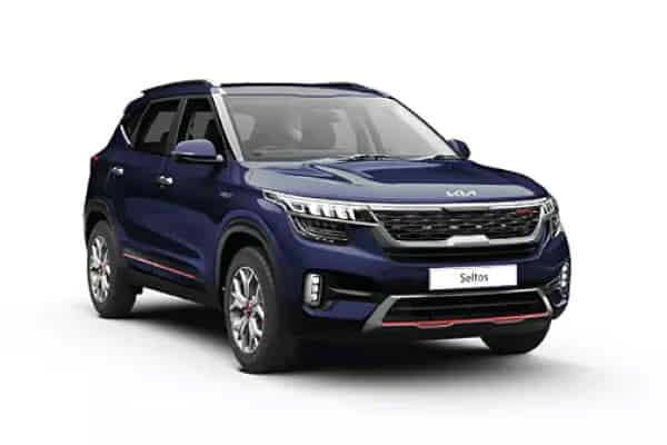 KIA Seltos 2019-2023 in Imperial Blue