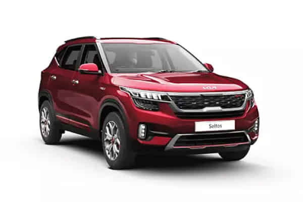 KIA Seltos 2019-2023 in Intense Red