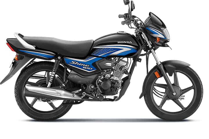 Honda Shine 100 in Blue With Black