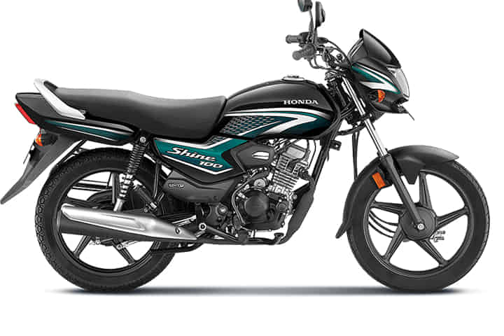 Honda Shine 100 in Green With Black