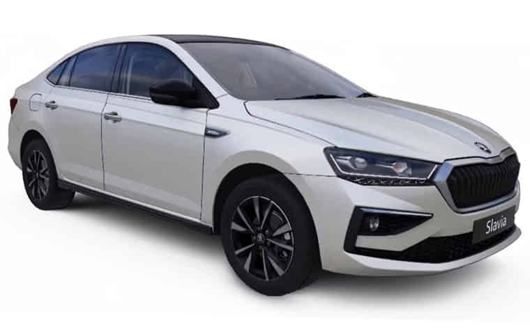 Slavia in Candy White Dual Tone