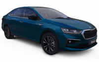 Skoda Slavia Lava Blue Dual Tone colour Cars
