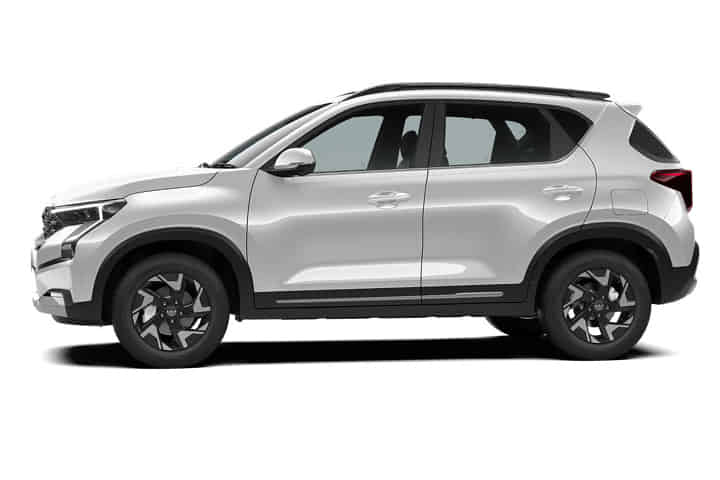 KIA Sonet in Glacier White Pearl