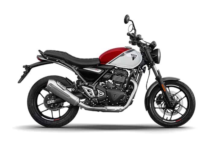 Triumph Speed T4 in Lava Red Gloss / Pearl Metallic White Triumph Speed T4 in Lava Red Gloss / Pearl Metallic White