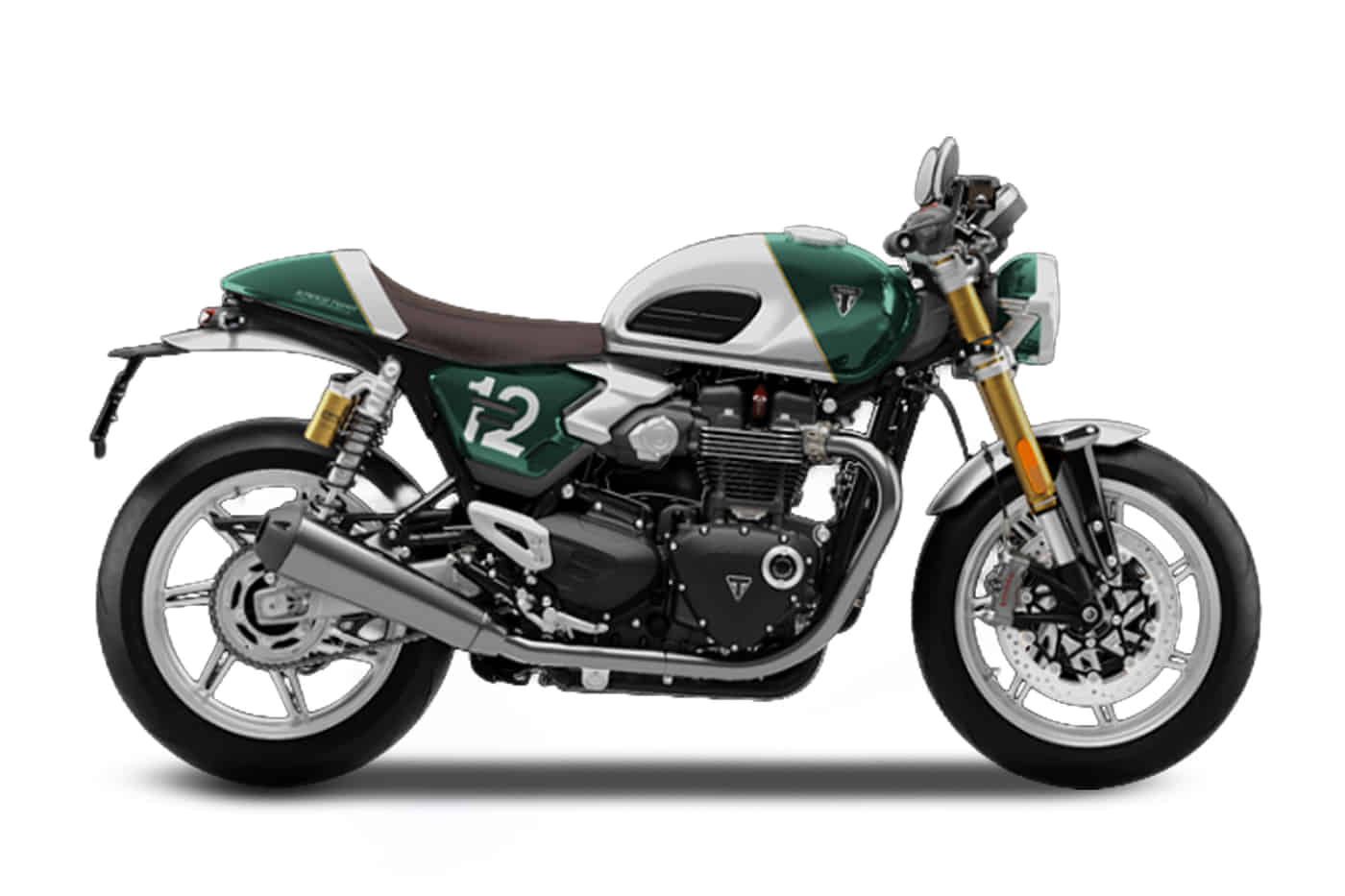 Speed Twin 1200 in Aluminium silver / Competition green