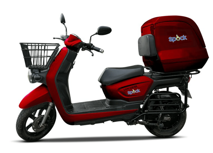 Spock Electric Scooter in Red